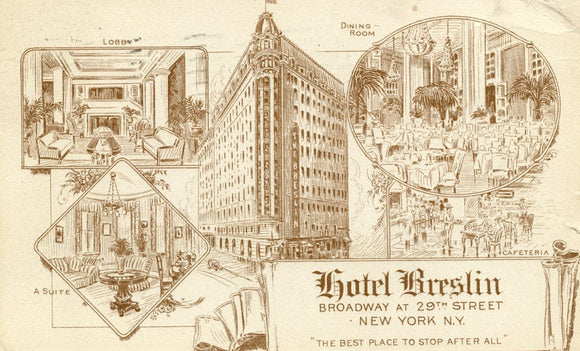Hotel Breslin, Broadway at 29th Street, New York, NY - Carey's Emporium