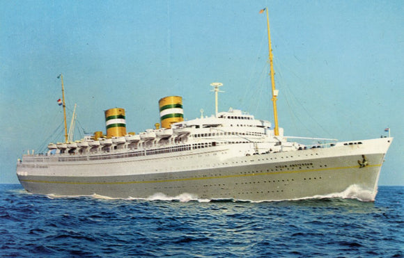 S. S. Nieuw Amsterdam, Holland-America Line - Carey's Emporium