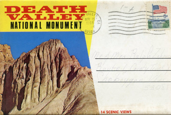 Death Valley National Monument Souvenir Folder - Carey's Emporium