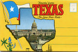 Howdy from Texas, The Lone Star State, Souvenir Folder - Carey's Emporium