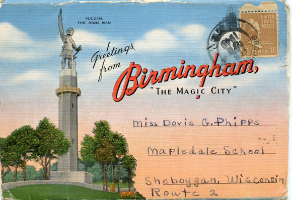 Greetings from Birmingham, The Magic City, Souvenir Folder - Carey's Emporium