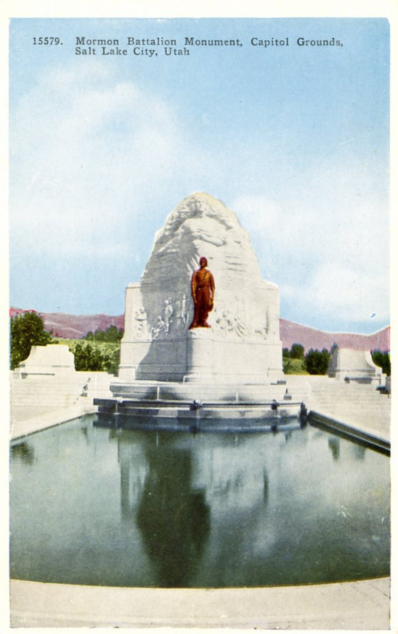 Mormon Battalion Monument, Capitol Grounds, Salt Lake City, UT - Carey's Emporium