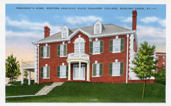 President's Home, Western Kentucky State Teachers College, Bowling Green, KY - Carey's Emporium