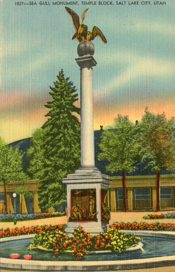 Sea Gull Monument, Temple Block, Salt Lake City, UT - Carey's Emporium