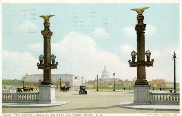 The Capitol from Union Station, Washington, DC - Carey's Emporium
