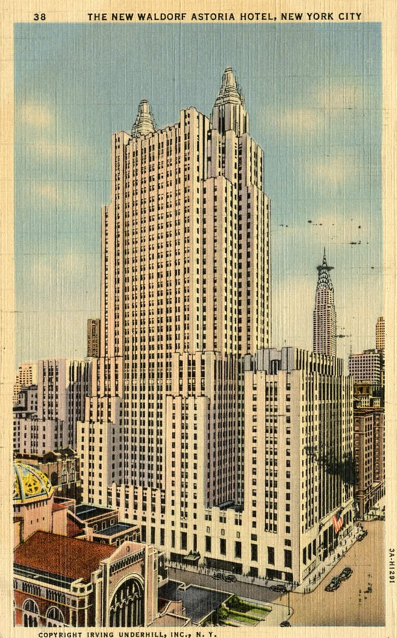 The New Waldorf Astoria Hotel, New York City, NY - Carey's Emporium