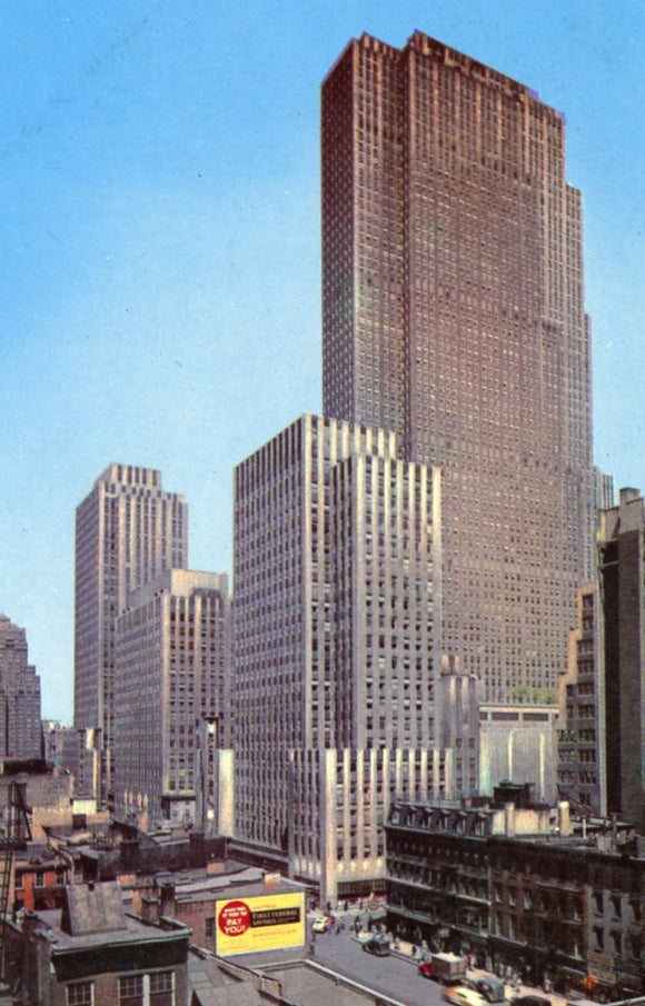 R. C. A. Building, Rockefeller Center and Radio Music Hall, New York City, NY - Carey's Emporium