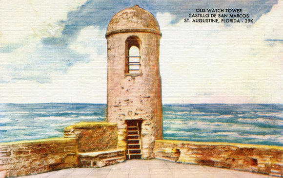 Old Watch Tower, Castillo de San Marcos, St. Augustine, FL - Carey's Emporium