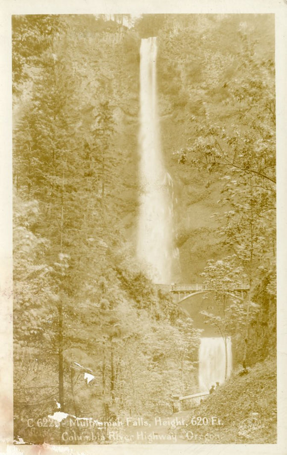 Multnomah Falls, Height 620 Ft., Columbia River Highway, OR - Carey's Emporium