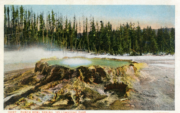 Punch Bowl Spring, Yellowstone Park - Carey's Emporium