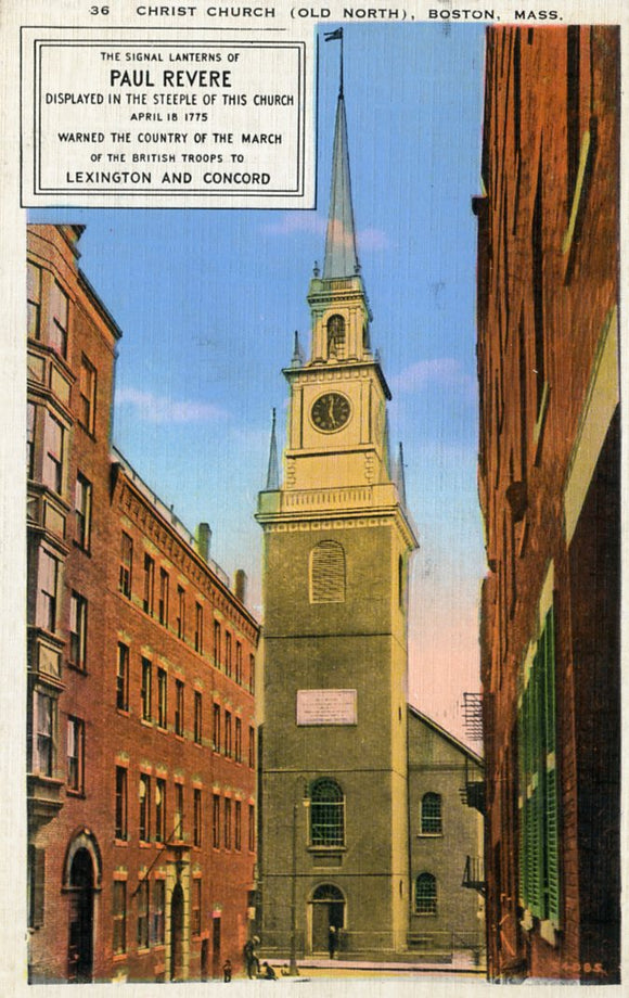 Christ Church (Old North), Boston MA - Carey's Emporium