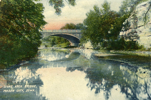 Stone Arch Bridge, Mason City, IA - Carey's Emporium