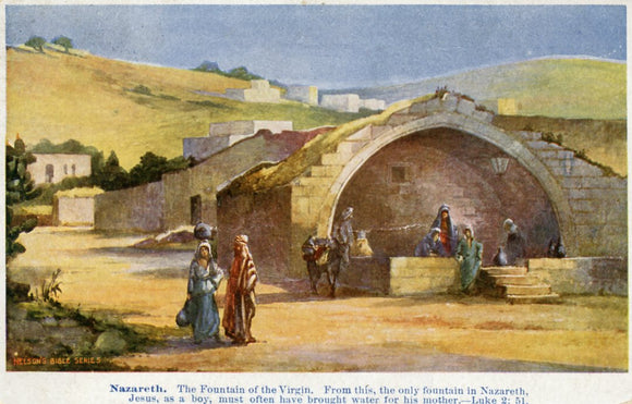 Fountain of the Virgin, Nazareth - Carey's Emporium