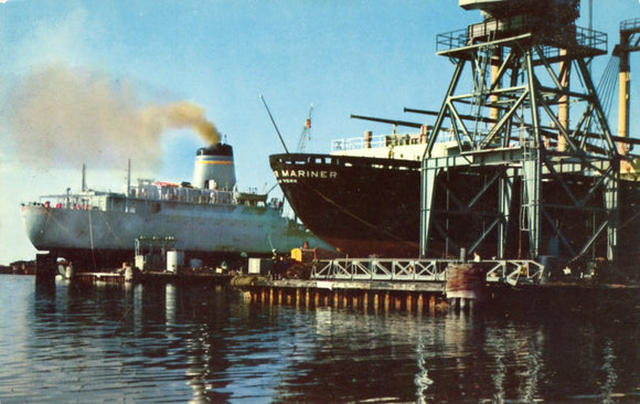 Ships in for Repair, Pascagoula, MS - Carey's Emporium