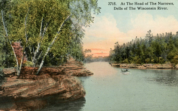 At The Head of The Narrows, Dells of the Wisconsin River, WI - Carey's Emporium
