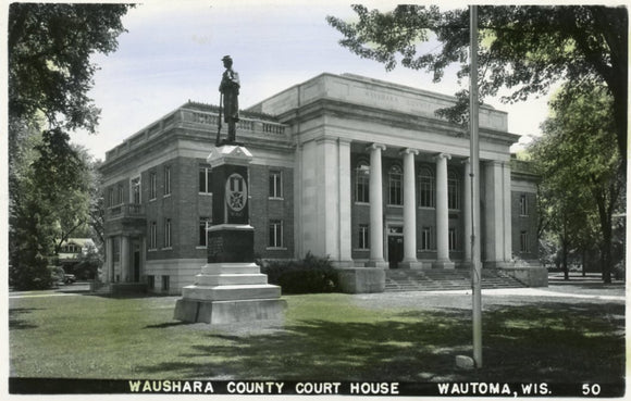 Waushara County Court House, Wautoma, WI - Carey's Emporium