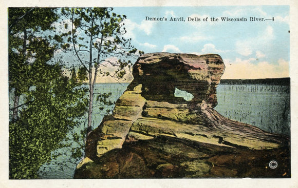 Demon's Anvil, Dells of the Wisconsin River, WI - Carey's Emporium