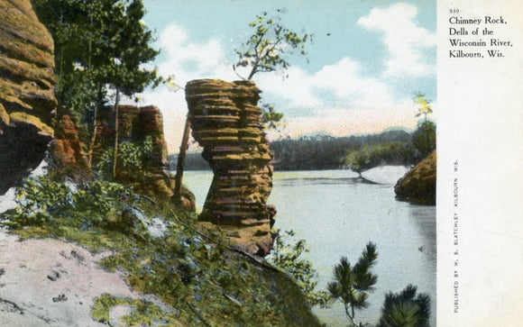 Chimney Rock, Dells of the Wisconsin River, Kilbourn, WI - Carey's Emporium