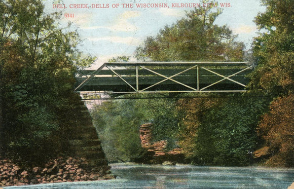 Dell Creek, Dells of the Wisconsin, Kilbourn City, WI - Carey's Emporium