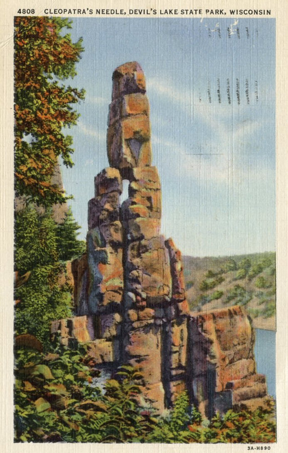 Cleopatra's Needle, Devil's Lake State Park, WI - Carey's Emporium