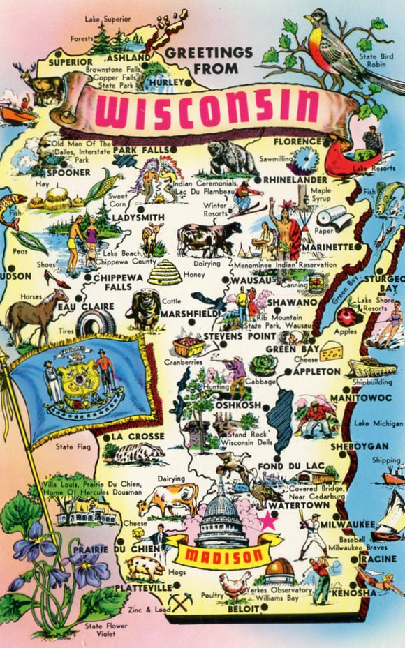 Greetings from Wisconsin - Carey's Emporium