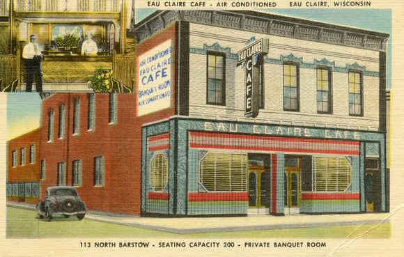 Eau Claire Cafe, Air Conditioned, Eau Claire, WI - Carey's Emporium