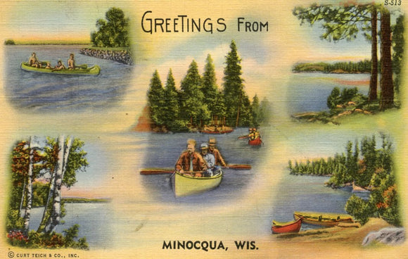 Greetings from Minocqua, WI - Carey's Emporium