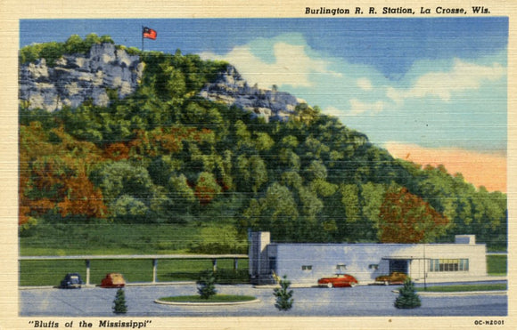 Burlington R. R. Station, La Crosse, WI - Carey's Emporium