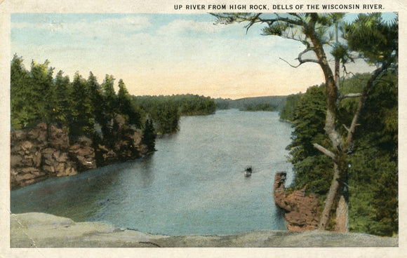 Up River from High Rock, Dells of the Wisconsin River, WI - Carey's Emporium