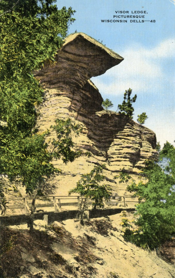 Visor Ledge, Picturesque Wisconsin Dells, WI - Carey's Emporium