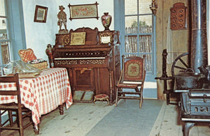 Interior View of Elm Creek Indian Fort Kitchen, Pioneer Village, Minden, NE - Carey's Emporium