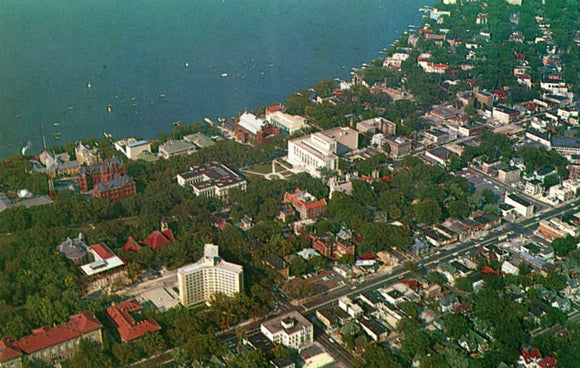 Air View Showing Campus of University of Wisconsin, Madison, WI - Carey's Emporium