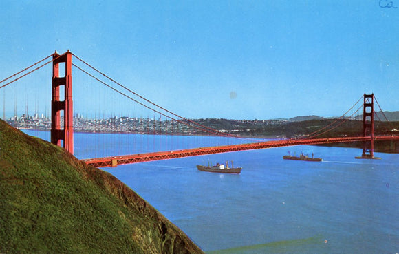 Aerial of Golden Gate Bridge, San Francisco, CA - Carey's Emporium