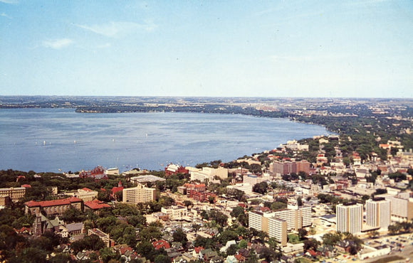 Air View of The University of Wisconsin, Madison, WI - Carey's Emporium