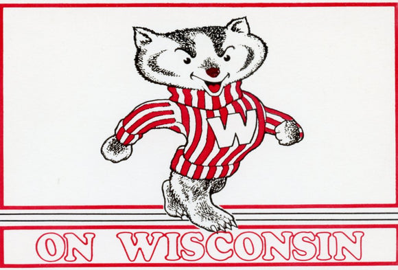 Bucky Badger, University of Wisconsin, Madison, WI - Carey's Emporium