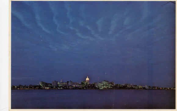 Downtown Madison viewed from Turville Park at twilight, Madison, WI - Carey's Emporium