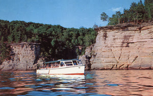 Yellow Thunder at Sunset Cliffs, Olson Boat Company, Wisconsin Dells, WI - Carey's Emporium