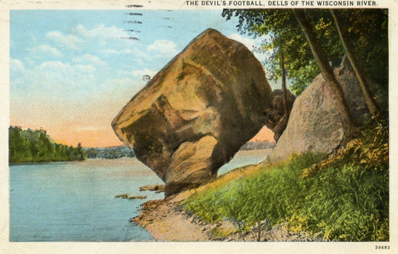 Devil's Football, Dells of the Wisconsin River, WI - Carey's Emporium