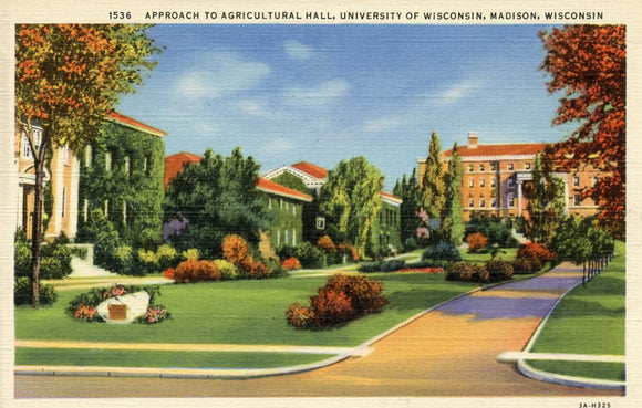 Approach to Agricultural Hall, University of Wisconsin, Madison, WI - Carey's Emporium