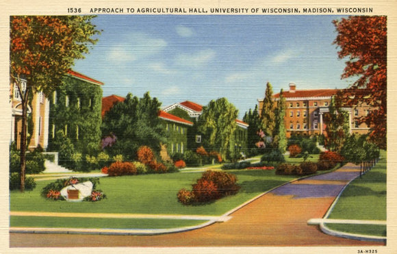 Approach to Agricultural Hall, University of Wisconsin, Madison, WI - Carey's Emporium