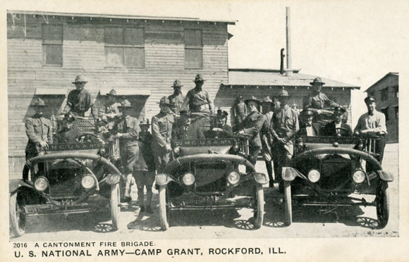 A Cantonment Fire Brigade, U. S. National Army, Camp Grant, Rockford, IL - Carey's Emporium