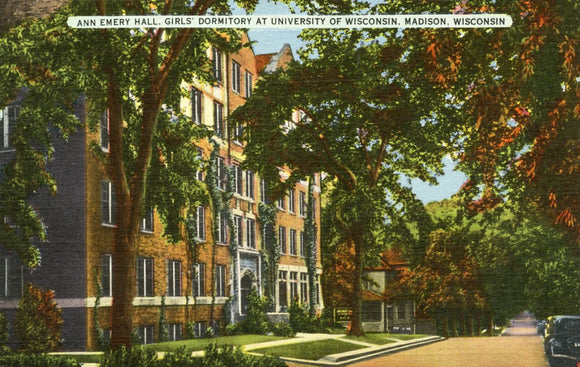 Ann Emery Hall, Girls' Dormitory at University of Wisconsin, Madison, WI - Carey's Emporium