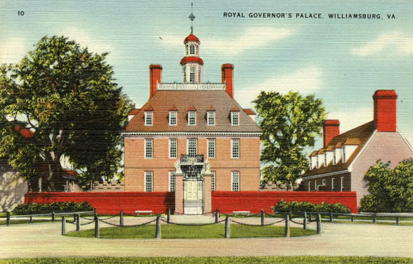 Royal Governor's Palace, Williamsburg, VA - Carey's Emporium