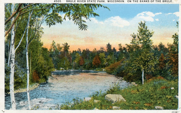 On the Banks of the Brule, Brule River State Park, WI - Carey's Emporium