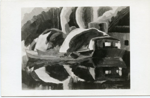 Red Barge Reflections by Arthur G. Dove, Phillips Memorial Gallery, Washington, DC - Carey's Emporium