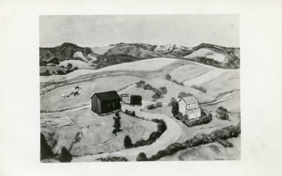Farm and Village by Marjorie Phillips, Phillips Memorial Gallery, Washington, DC - Carey's Emporium
