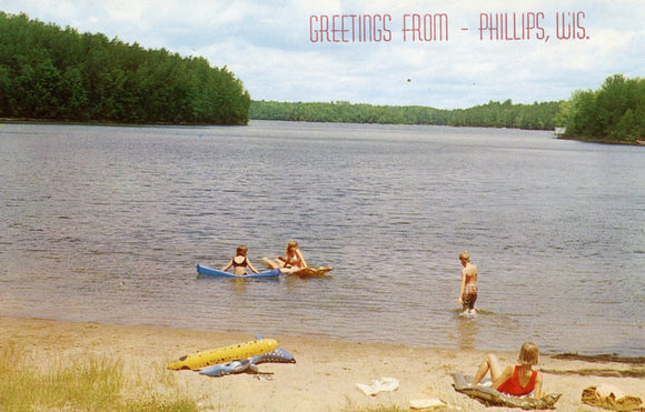 Greetings from, Phillips, WI - Carey's Emporium