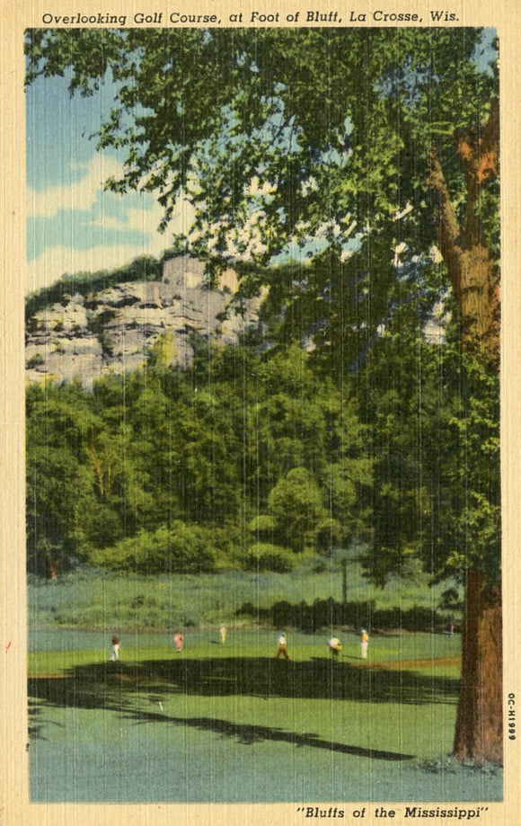 Overlooking Golf Course, at Foot of Bluff, La Crosse, WI - Carey's Emporium