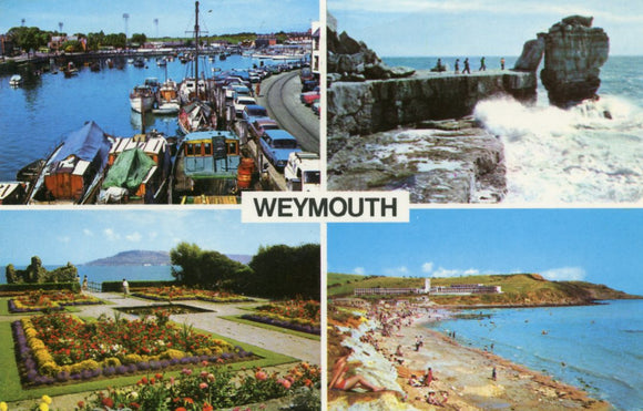 Weymouth. Inner Harbour, Pulpit Rock, Sandsfoot Gardens, Bowleaze Cove - Carey's Emporium