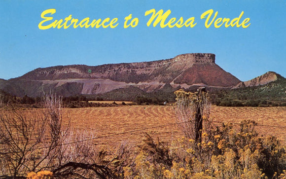 Ute Mountain, Entrance to Mesa Verde, Southwestern CO - Carey's Emporium